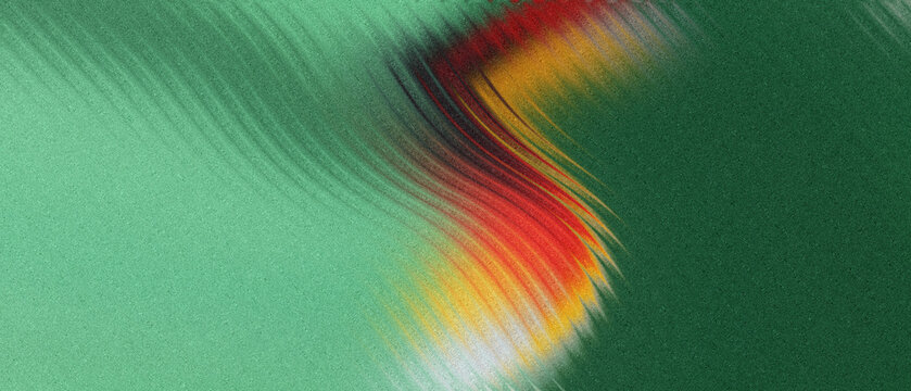 Textured aqua green, modern abstract gradient, fine noise texture, golden-yellow light stream, dynamic diagonal crimson, ideal for digital