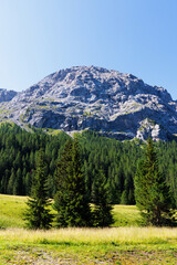 Obraz premium Hiking in Val San Nicolò - Dolomites - Italy