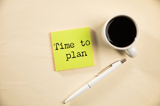 time to plan text on paper
