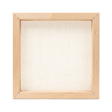 Blank wooden silk screen printing frame with mesh