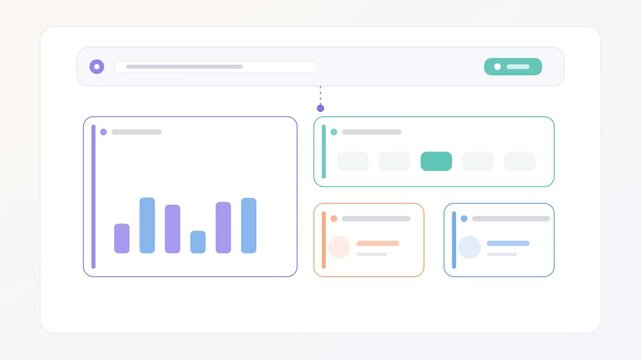 Adaptive command surface composing personalized bento interface