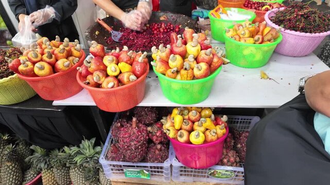 fresh fruit and vegetables