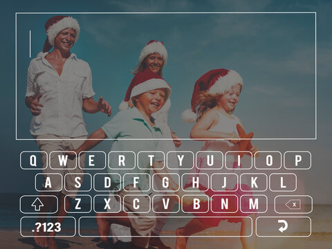 Keyboard Connection Communication Online Searching Concept
