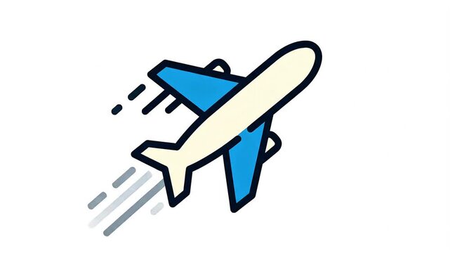 airplane icon vector