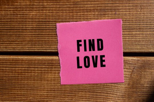 Find Love text concept photo