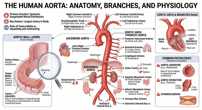 The Human Aorta: Gross Anatomy and Major Branches