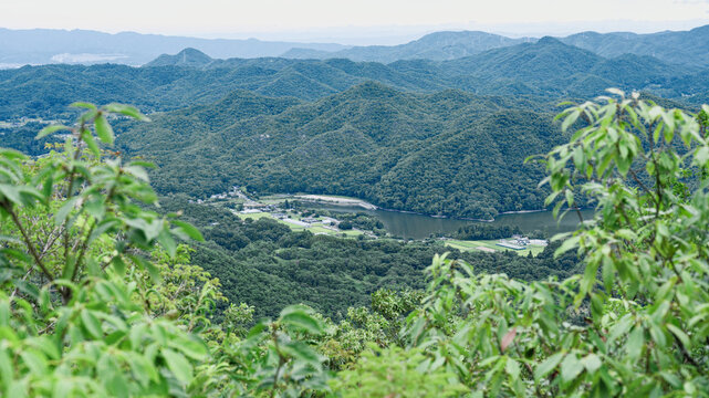 山間部にある小さい集落