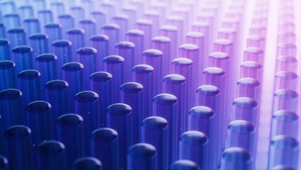 Fototapeta premium 3D Render Cylinder Field Pattern