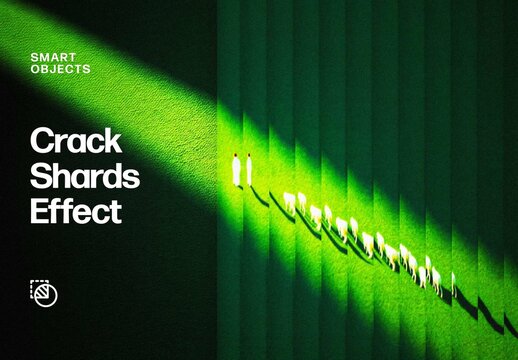 Cracked Shards Effect For Poster And Social Media Design