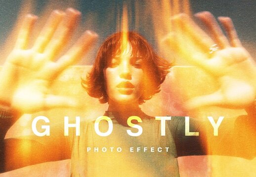 Ghostly Aura Effect For Poster And Social Media Design