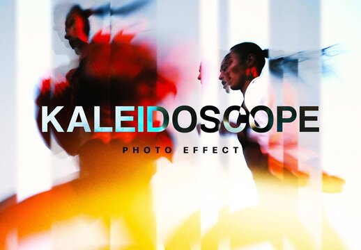 Kaleidoscope Split Effect For Poster And Social Media Design