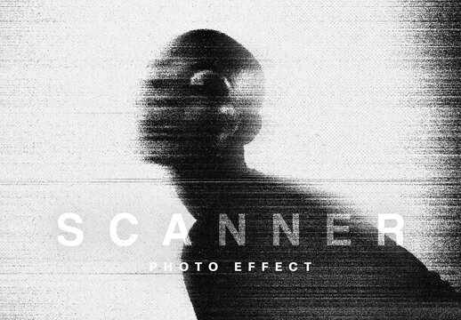 Scan Flare Effect For Poster And Social Media Design