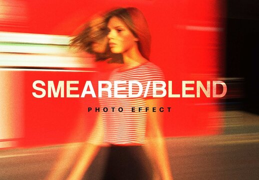 Smeared Blend Effect For Poster And Social Media Design