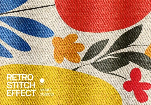 Woven Thread Effect For Poster And Social Media Design