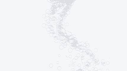 Obraz premium Vertical wave of rising bubbles and circular rings forming a dynamic trail