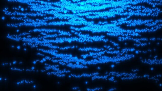 glitchy digital sea