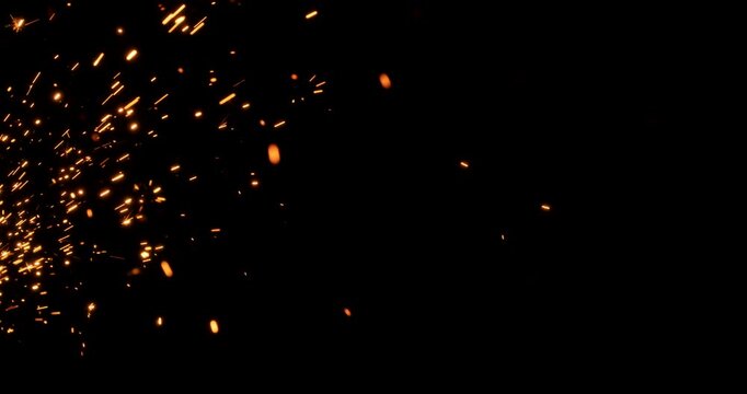 The shimmering sparkles create a truly mesmerizing and captivating effect against a dark backdrop, making it ideal for enhancing motion graphics, visual effects, or any artistic projects you may have