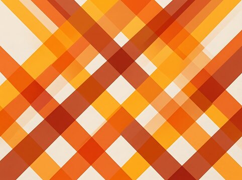 Abstract geometric background with overlapping orange and yellow squares and rectangles