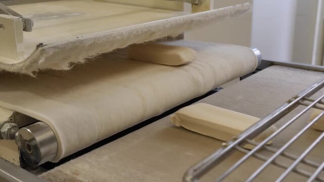 a stack of white biscuit