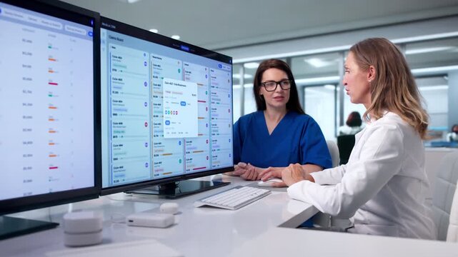 Healthcare Manager Analyzes Patient Records