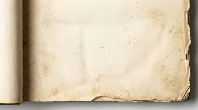 Antique blank book page