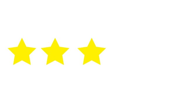 3D Golden Star Icon  Award Rating Symbol