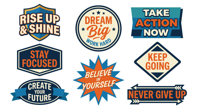 This image features a collection of inspiring quotes designed to motivate and uplift, ideal for personal development and self-improvement themes.