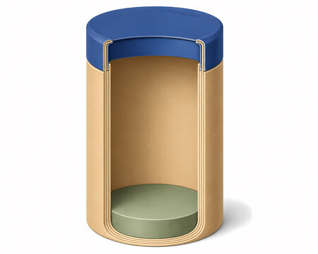 Rigid paperboard tube construction illustration