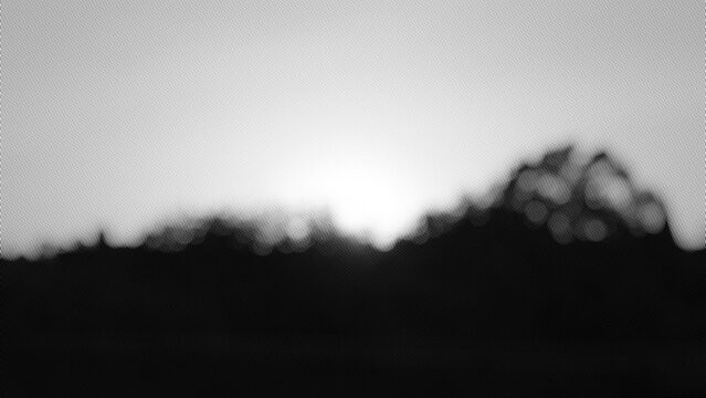 Monochrome halftone line wave abstract landscape texture background