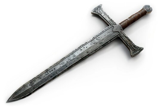 Medieval sword weaponry dagger blade.
