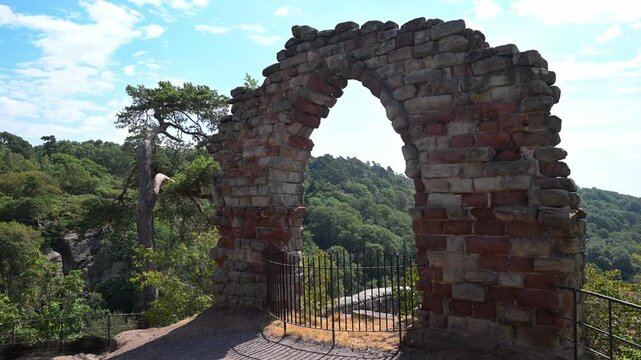 Archway at Red Castle, Hawkstone Park.