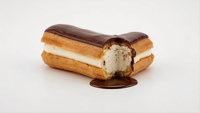 Cream Filled Chocolate Eclair