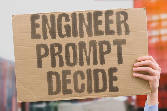 "Engineer prompt decide" Human role shifts to strategic direction. ENGINEER. PROMPT. DECIDE. STRATEGIC. DIRECTION.