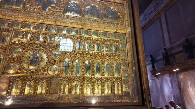 Pala d'Oro, Golden Panel is the high altar retable of the Basilica di San Marco in Venice, Italy