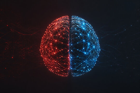 Split Neural Brain Between Threat and Defense