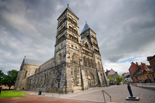 Romanesque architecture Lund Cathedral, Sweden