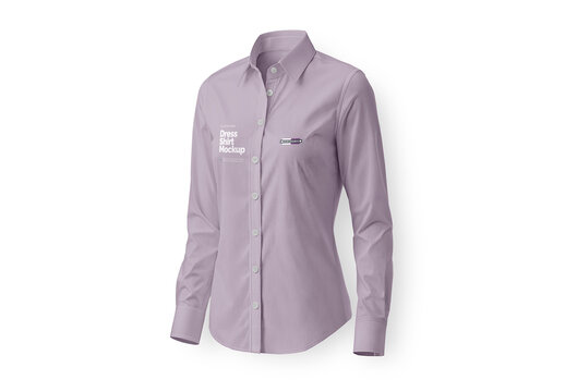 Dress Shirt Mockup for Editorial Layout and Brand Communication