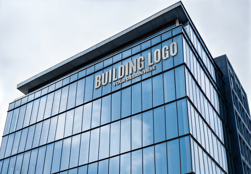 Building Mockup Realistic Render for Portfolio and Brand Identity