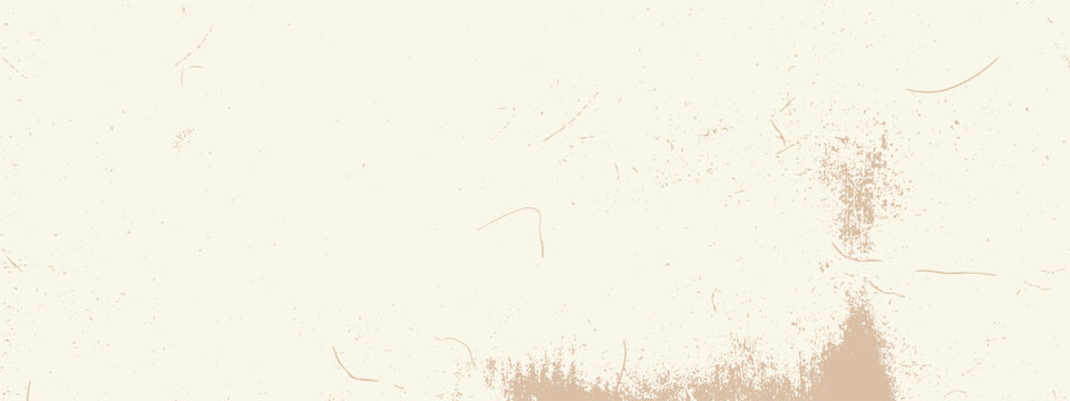 Grunge grain scratched texture cream background. Noise speckle noise textured paper with distress effect. Vintage old film design backdrop. Vector isolated illustration