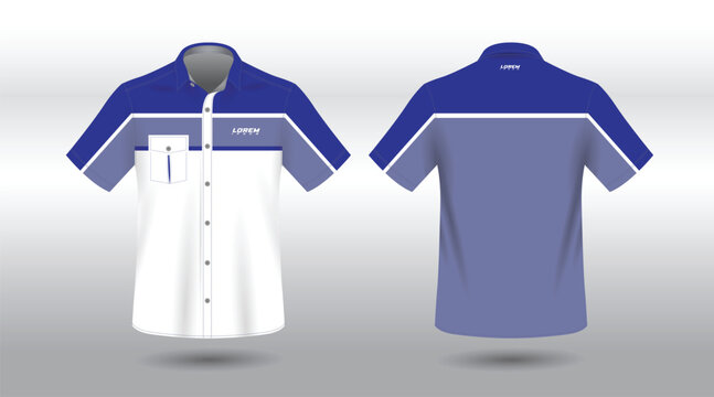 professional men&rsquo;s short sleeve work shirt