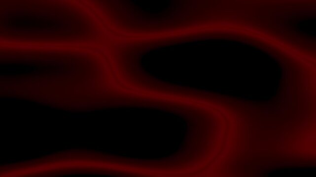 Crimson red wave motion background loop &ndash; mesmerising rhythmic gradient with fluid light effect on dark backdrop, elegant sophisticated video for artistic projects and atmospheric media content