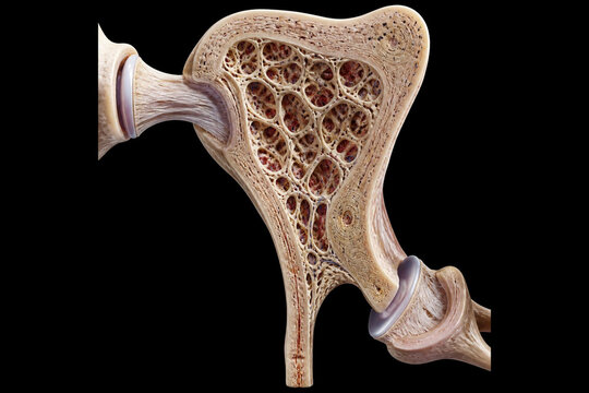 Illustrating Cross Sectional Anatomy of Human Auditory Ossicle Bone
