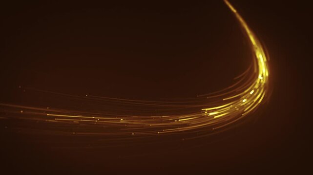 Gold Shining Light Particles Background
Abstract gold background with yellow fire streaming light particles flowing smoothly into space
