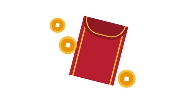 red envelope lunar new year gift angpao coin