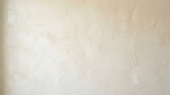 Textured off white plaster wall background with subtle beige tones.
