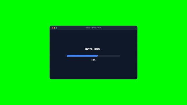 Software update installation on a generic device ending with an update complete status