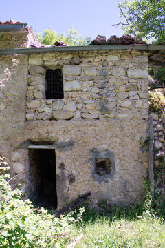 Images of nature, mountain environment in the municipality of Vallepietra, Monti Simbruini Regional Natural Park, Italy.
