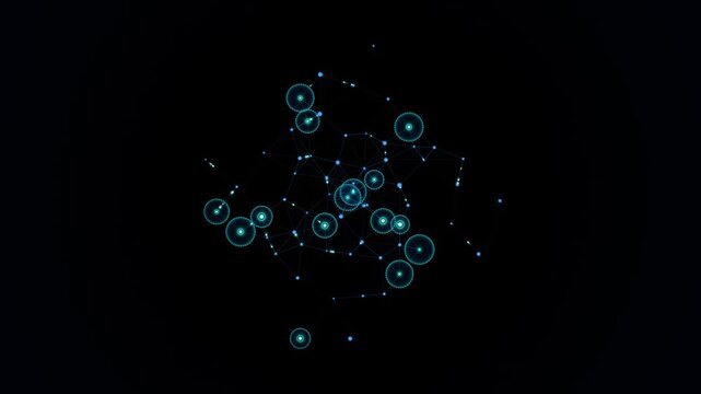 Cyan Plexus Network Core with Target Node Rings Loop