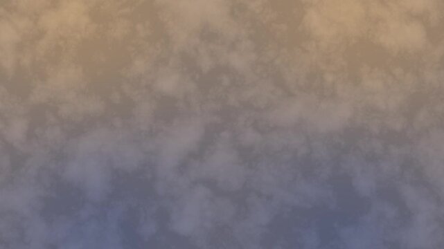 Abstract gold blue gradient cloud background motion 4k animation video. Gold blue abstract fog texture gradient background motion loop.