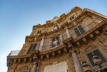 Fototapeta premium Quattro Canti or Piazza Vigliena
